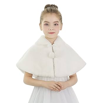 組曲ファーポンチョ　入学ポンチョ　卒園ポンチョ　女の子フォーマルポンチョ Amazon | [満天屋] キッズ ボレロ 子供 ドレス 子ども